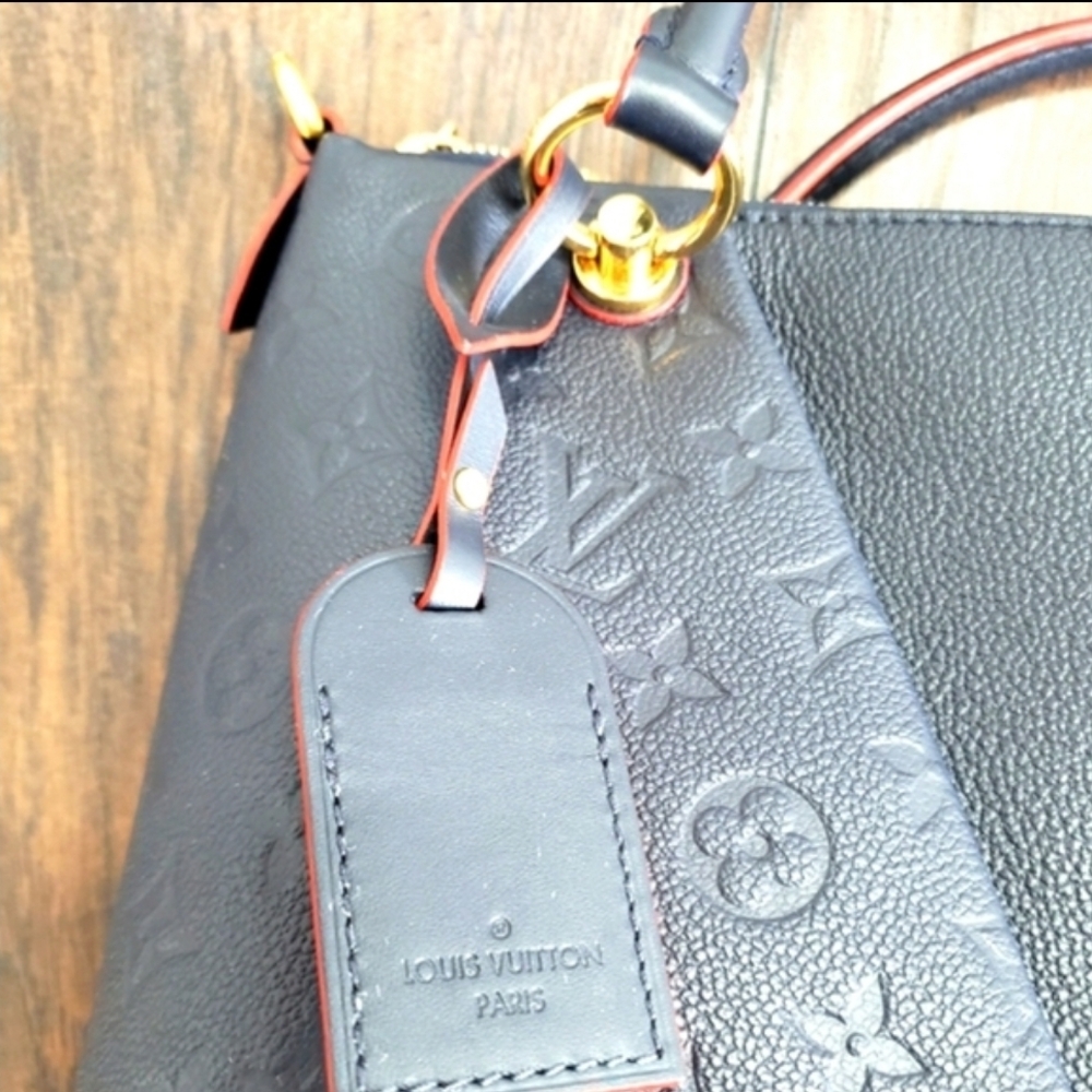 Louis Vuitton Empreinte VTote MM And Matching Victorine Wallet Marine Rouge - Picture 5 of 15